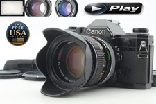 Exc 5 Canon AE-1 35mm SLR 50mm f1.4 S.S.C SSC Film Camera Black From JAPAN