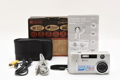 MINT in Box] RICOH Caplio G4 Silver Compact Digital Camera From