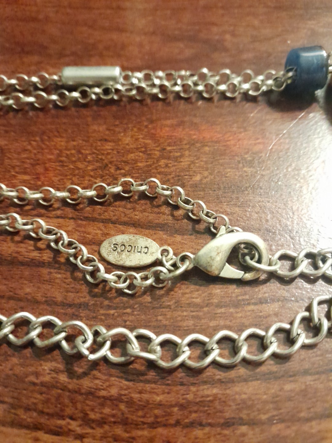 Chico's Heavy Statement Different Styles Blue  Dr… - image 2