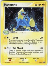 Pokemon Manectric 7/106 Holo Rare Emerald Pokemon Lightly Played