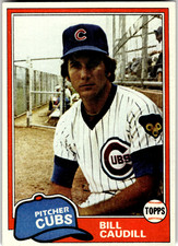 1981 Topps #574 BILL CAUDILL Chicago Cubs MLB Baseball