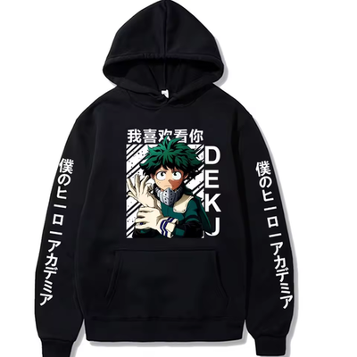 #ad #ad Anime Boku no My Hero Academia Hoodie Deku Casual Hoodie Pullover Sweatshirt $34.99