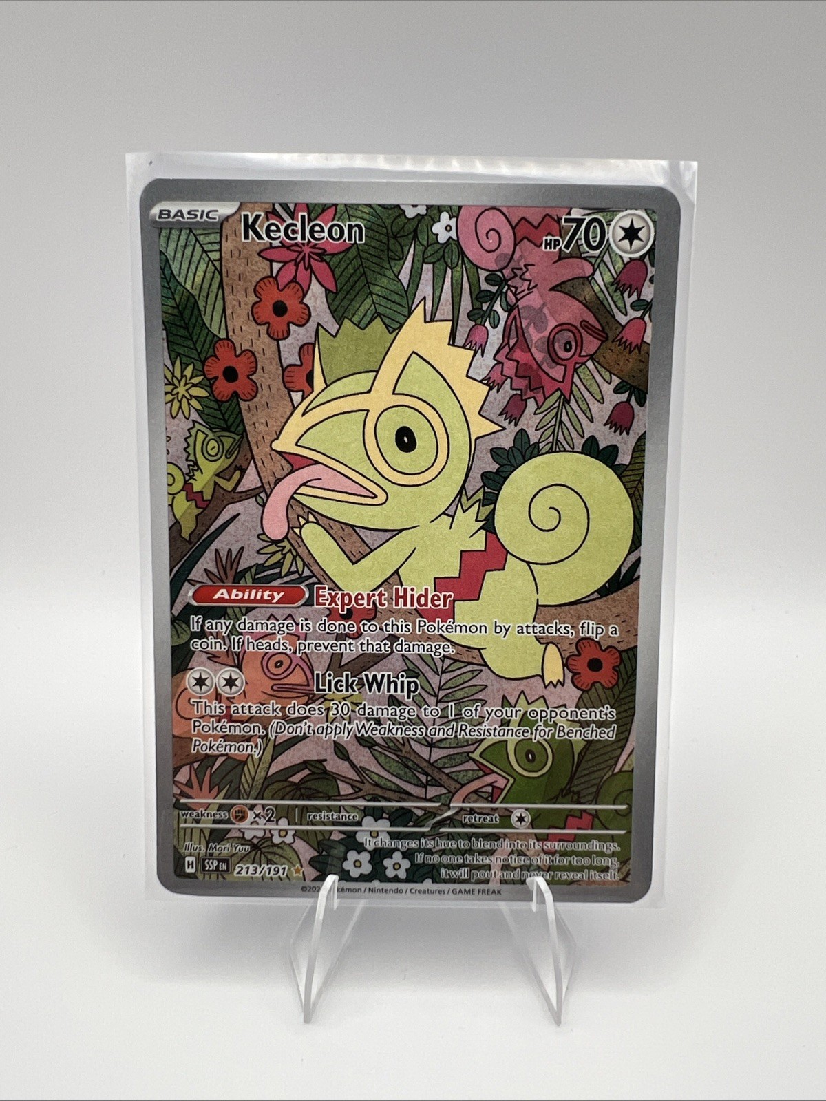 Pokemon Card - Kecleon 213/191 Surging Sparks  Illustration Rare Full Art NM