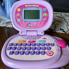 Leap Frog My Own Leaptop Laptop 2010 Purple Pink Tested Works Great