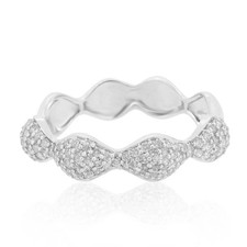 0.45ct Natural Diamond Eternity Ring 14k Gold Minimalist Everyday Band Ring