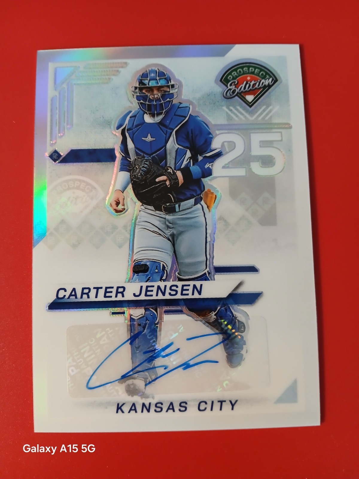 2025 Panini Prospect Edition Carter Jensen Holo Signatures (RC)