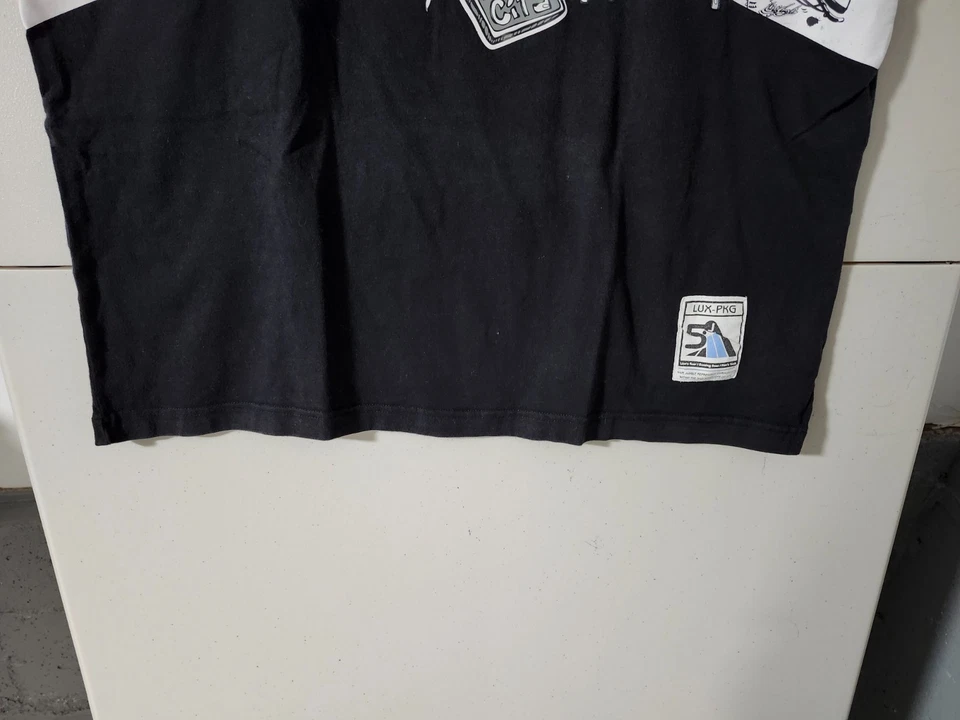 5ive Jungle Shirt Mens 2XL Black Graphic Tee Kings County NYC Street Vintage Y2K - Image 2 of 4