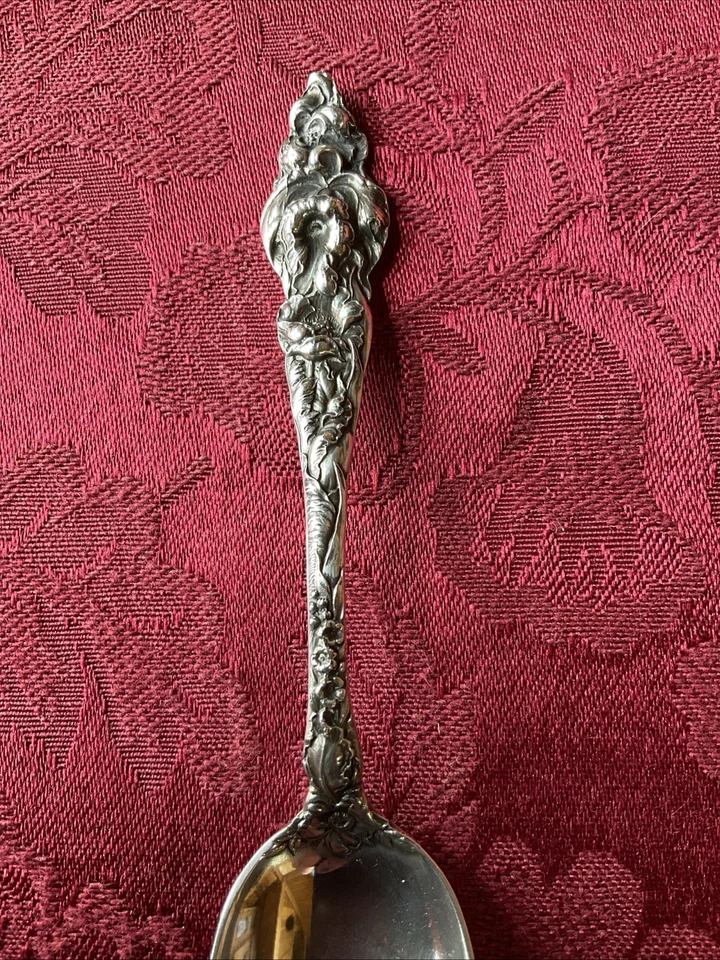 LES SIX FLEURS de Reed&Barton plata 5 3/8” café/cucharadita-art nouveau sin mono Foto 3 de 4
