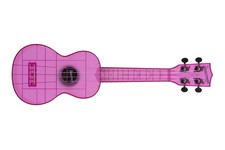 KALA KA-WMT-PL-S - SEA GLASS - CLEAR AMETHYST PURPLE SOPRANO UKULELE - C