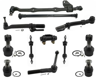 12 PCS Set Outer Tie Rod Ends Drag Link For Ford F250 Super Duty 4WD 2017-2022