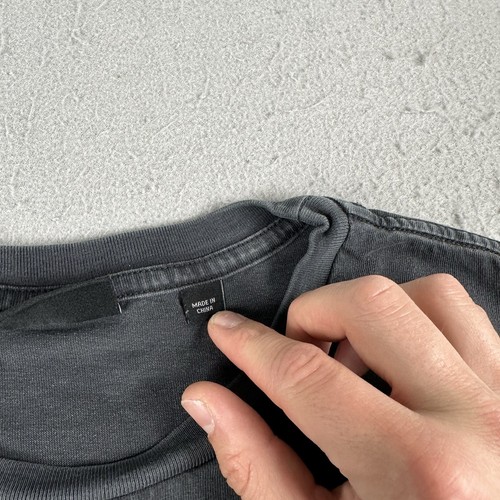 Cuts Clothing Long Sleeve T Shirt Men’s 2XL Faded Black 100% Cotton Casual - Picture 11 of 22