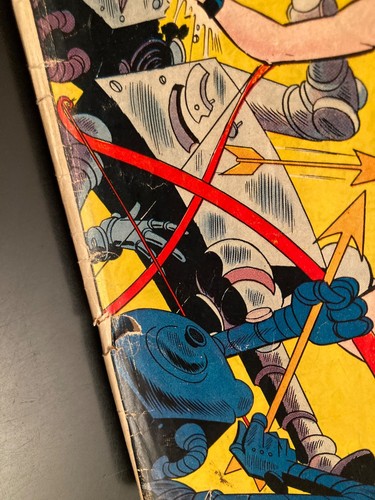 SENSATION #103 (1951) *Golden Age Wonder Woman!* Robot Cover! Bright & Colorful! - Picture 5 of 20