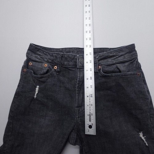 American Eagle Slim Straight Flex Jeans Mens / Teens 26 x 28 Skate Distressed - Picture 5 of 10