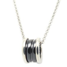 BVLGARI Save the Children B.zero1 Silver925 Black ceramic Necklace /294807