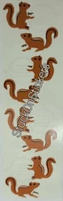 Rare Mrs Grossman's CHIPMUNKS SQUIRRELS Stickers Vintage 1992 HARD TO FIND
