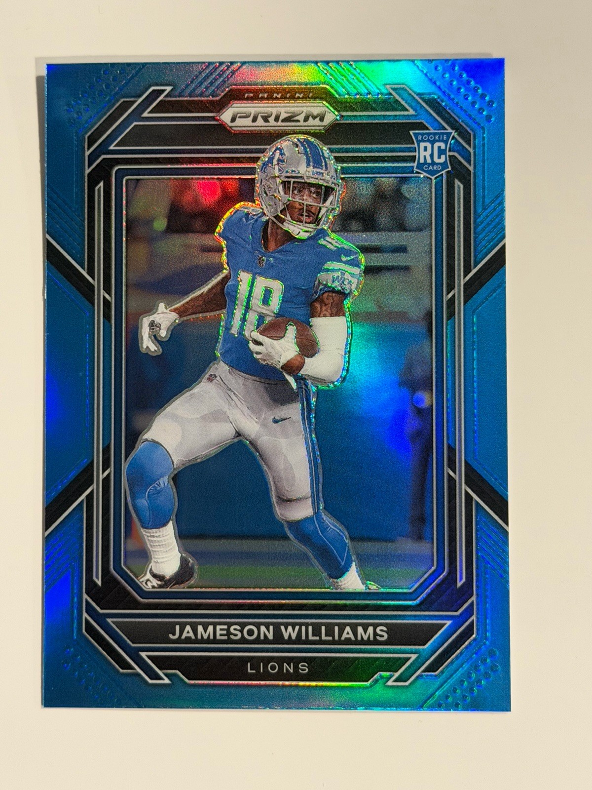 2022 Panini Prizm - Rookies Jameson Williams #311 Light Blue Prizm (RC)