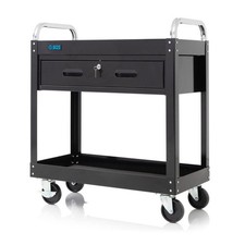 SGS Mechanics Large Service Tool Cart w/ Organiser Tray, Wheels, Handle & Lock