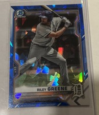2021 Bowman Chrome Draft Sapphire Edition - Riley Greene #BDC-107 (RC)
