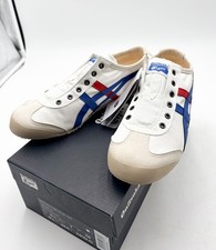 NEW Onitsuka Tiger MEXICO 66 SLIP-ON White/Tricolor Daily Sneaker US 5.5