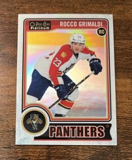 2014-15 O-Pee-Chee Platinum White Ice /199 Rocco Grimaldi #181 Rookie RC