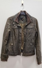 JILANI Damen Echt Leder Jacke