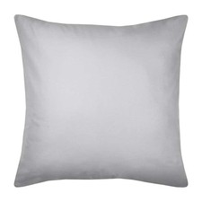 Une Taie d'oreiller Couleur Gris Perle en coton Bio
