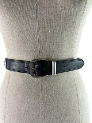 Rare Genuine GIANNI VERSACE Black Leather Relief Joint  display picture 1