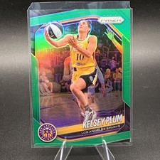 2025 Panini Prizm WNBA Kelsey Plum #59 Green Prizm Los Angeles Sparks