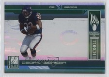 2006 Donruss Elite Passing the Torch Green Cedric Benson Gale Sayers HOF 0q3