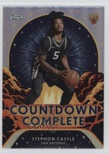 2024-25 Topps Chrome Countdown Complete Refractor Stephon Castle #CC-13 8d2