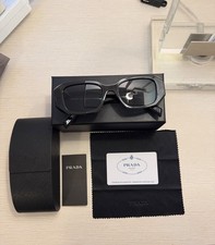 Prada PR17WS 1AB5S049 Women's Sunglasses 49 mm Black / Dark Grey Lens