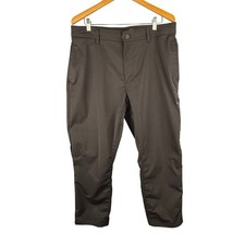 Hurley Mens Jet Set Tech Black Pants Size 38x32 Moisture Wick Hidden Pocket