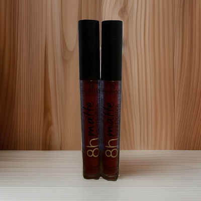 essence 8h matte Liquid Lipstick Matte Finish Shade 08 Dark Berry 2 pack