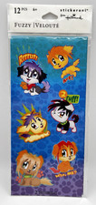Stickeroni Hallmark Fuzzy Puppy Pack Scrapbook Stickers 2 Sheets