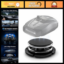 Magnetic Radar Detector Mount - Strong Adhesive Dashboard Holder for Secure Fit