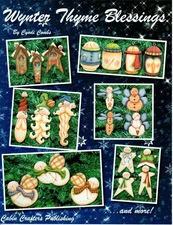 Wynter Thyme Blessings 1 Cyndi Combs Christmas Ornament Decorative Painting Book