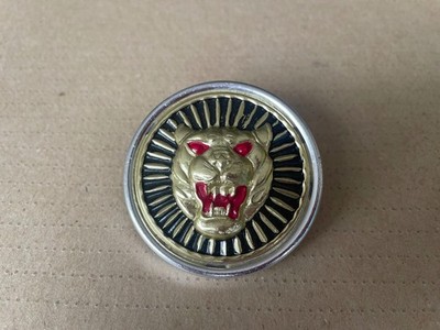 1x Watsonian Cheetah Cub Jaguar D-Type Front Bonnet Nose Badge Emblem & Surround