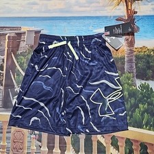 Under Armour Boys Youth Athletic Shorts Size XS New
