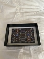 Paul Smith Card Holder Multi Colour Patterned Leather .. Complete In box