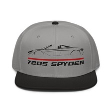 For 720S Spyder Supercar Fans Cap Car Snapback Hat Birthday Gift Racing Unisex