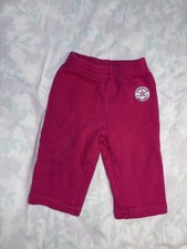 Converse Baby Girl Sweatpants- Pink- 12 Months