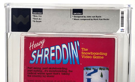 Heavy Shreddin' Snowboarding Nintendo NES New 1990 Sealed WATA 9.6 A+ TOP POP