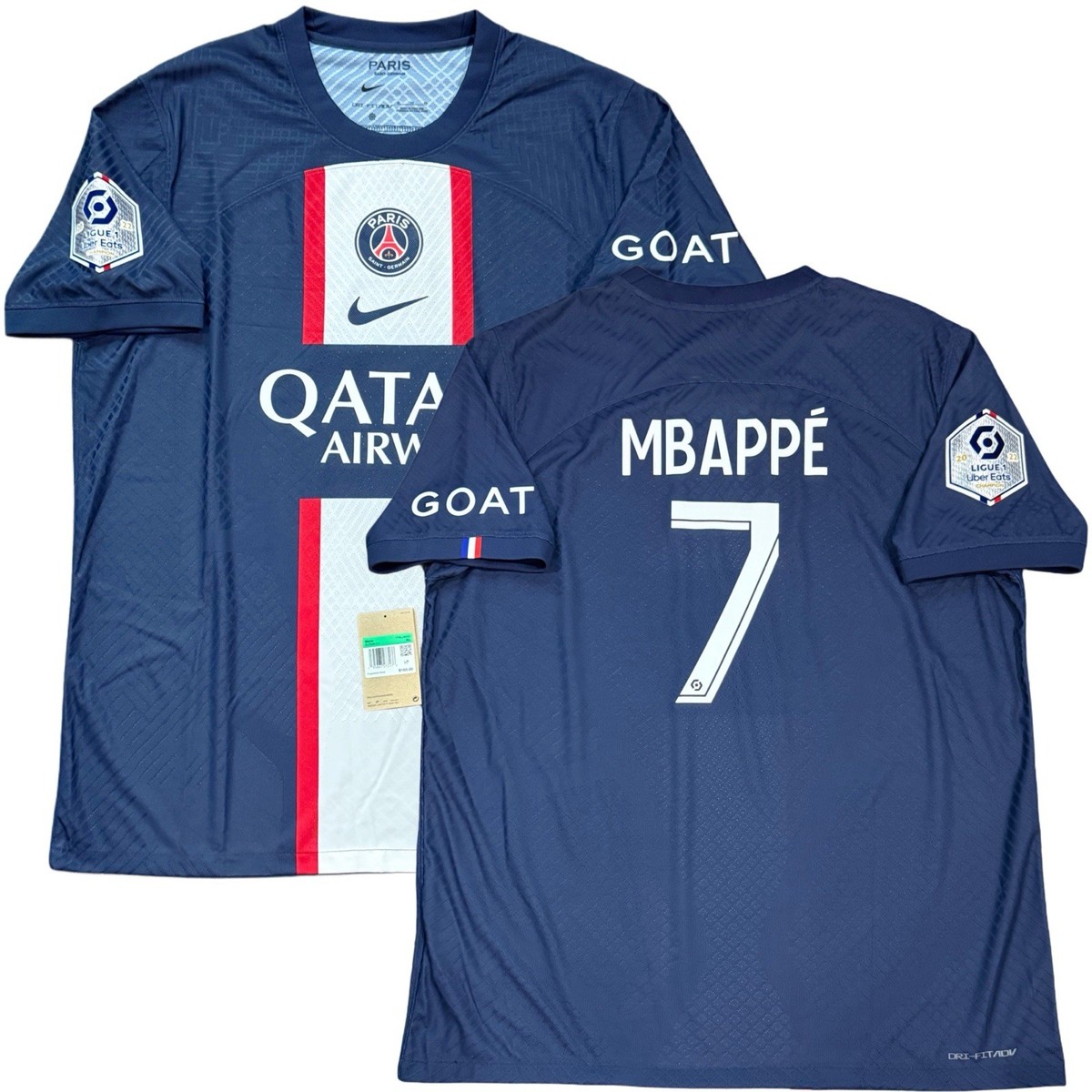 【新品/タグ付き】22/23 PSG ♯7 エムバペ パリサンジェルマン【XL】 NIKE 7番 エムバペ パリサンジェルマン PSG ユニフォーム ホーム