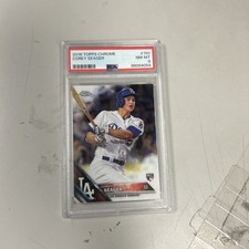 2016 Topps Chrome #150 COREY SEAGER RC Dodgers Rookie PSA 8 NM-MT 