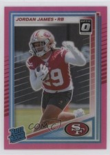2025 Panini Donruss Rated Rookie Optic Preview Pink Prizm Jordan James #374 2l4
