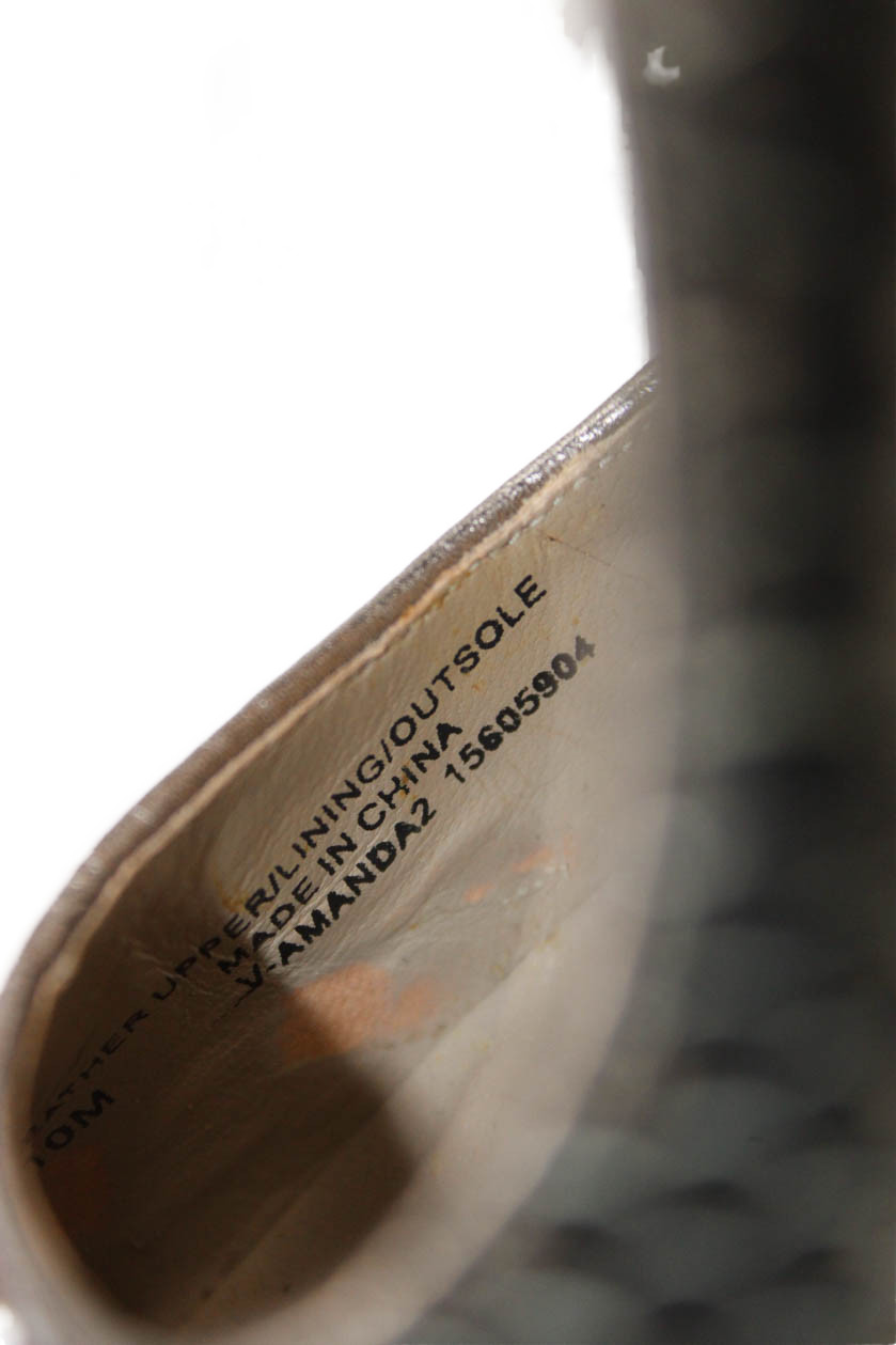 Via Spiga Womens Leather Python Print Amanda Pump… - image 5