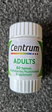 Centrum Multivitamin Multimineral Supplement For Adults 60 Tablets Non-GMO 9/26