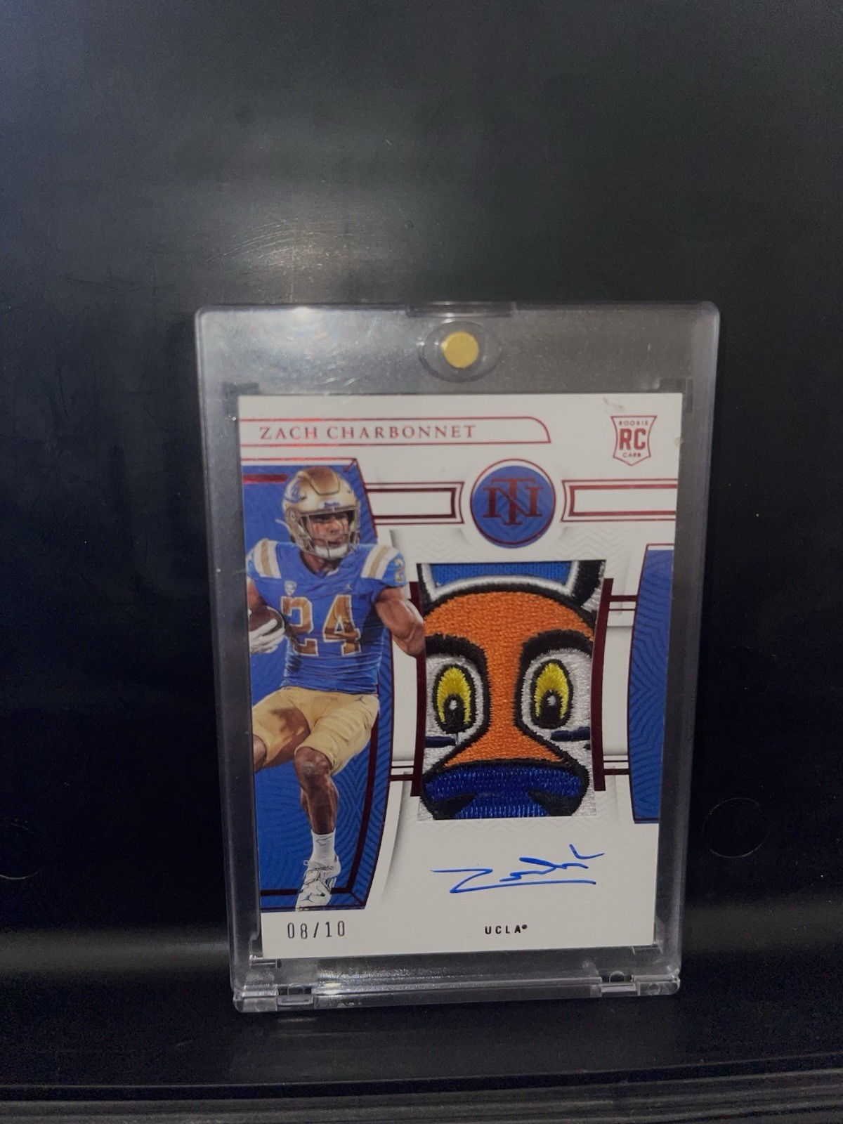 Zach Charbonnet Panini National Treasures Collegiate College Materials Signatures #ZAC Autograph