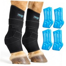 Horse Ice Pack Reusable Horse Leg Wrap for Injury, Cooling Horse Knee 2 Pack