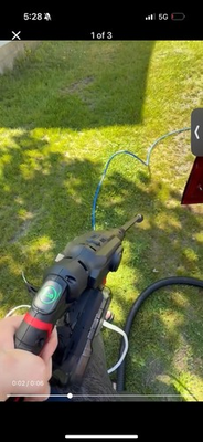 #ad Hyper Tough portable pressure washer 710psi .8gpm $80.00